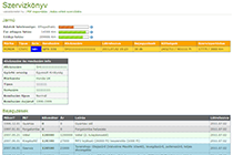 online szervizkönyv vezetés